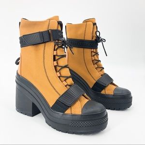 Converse Chuck Taylor All Star GR82 GR 82 XX-Hi Wheat Brown Women Lace Up Boots